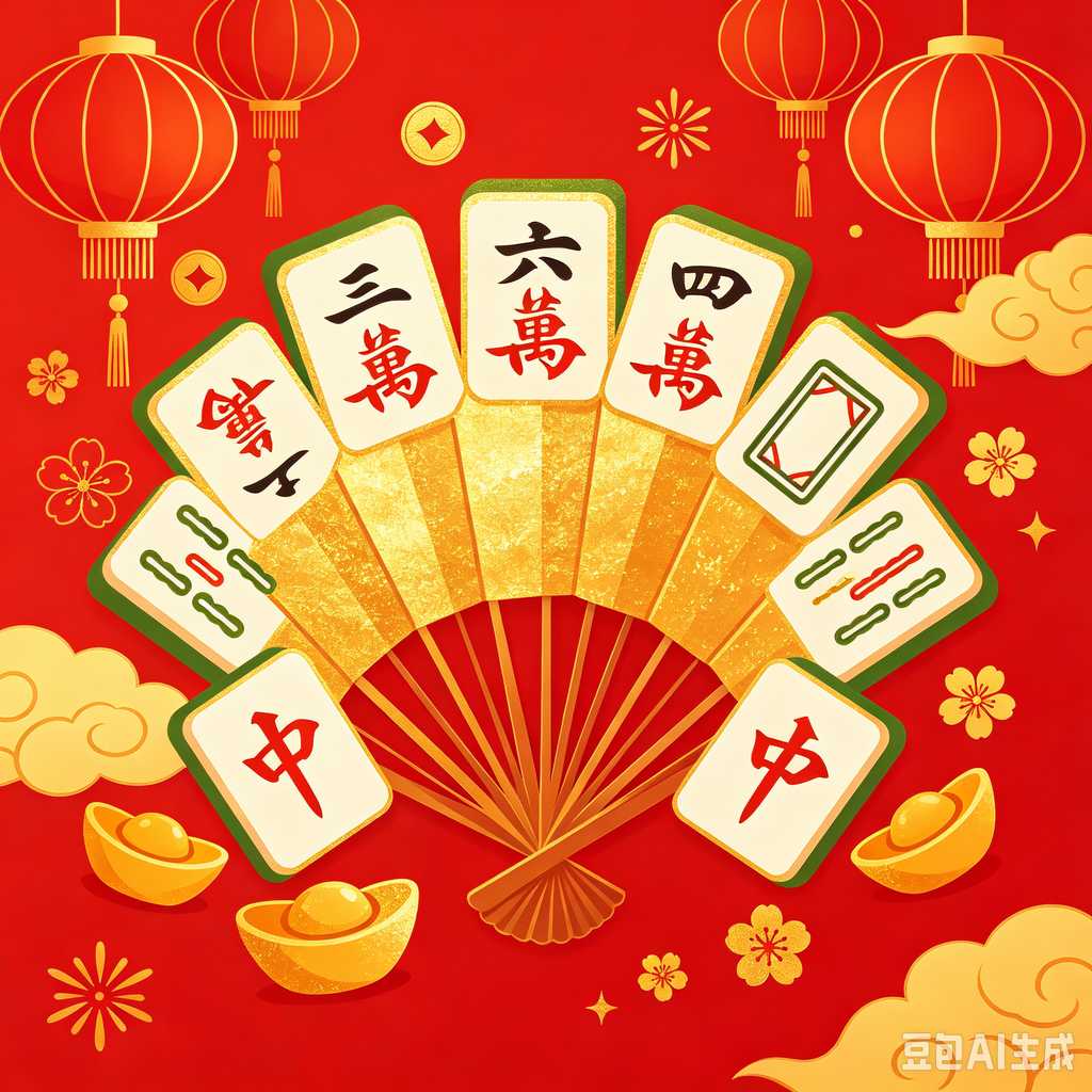 bright print mahjong tiles