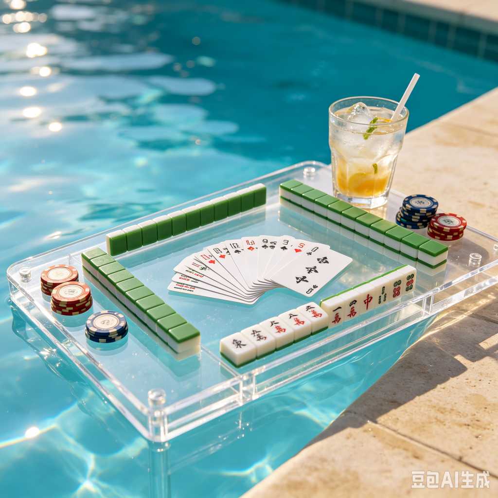 clear mini mahjong tiles portable